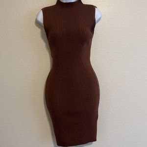 Sleeveless Sweater Dress (mini-midi length)